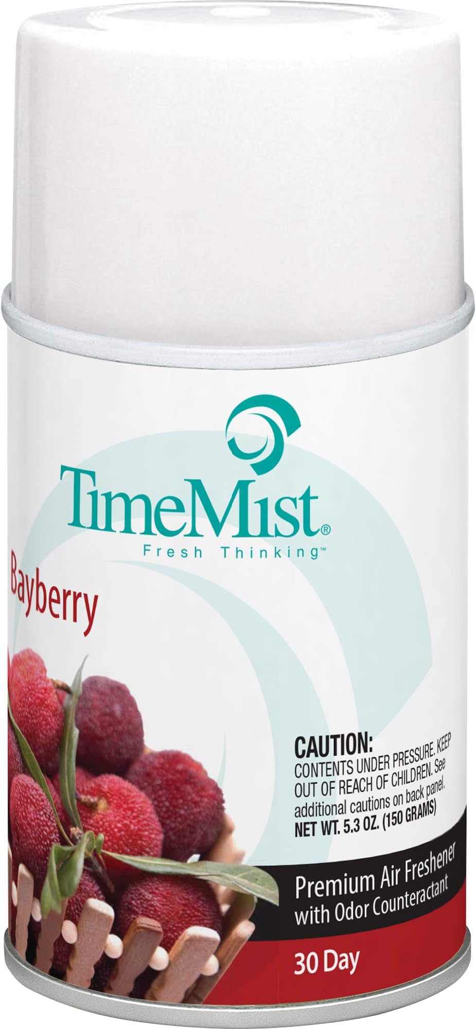 TimeMist 1042705EA Metered Fragrance Dispenser Refill, Bayberry, 5.3 oz, Aerosol,White