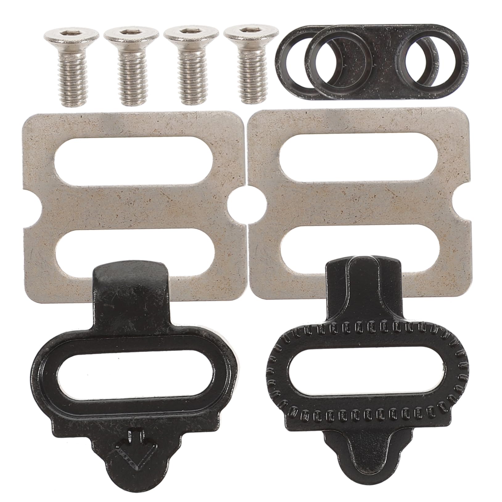 SUPVOX 1 Set Mountain Bike Self Locking Pedal Cleat Set Durable Bike Accessories for Easy Installation and Removal Compatible with System Material