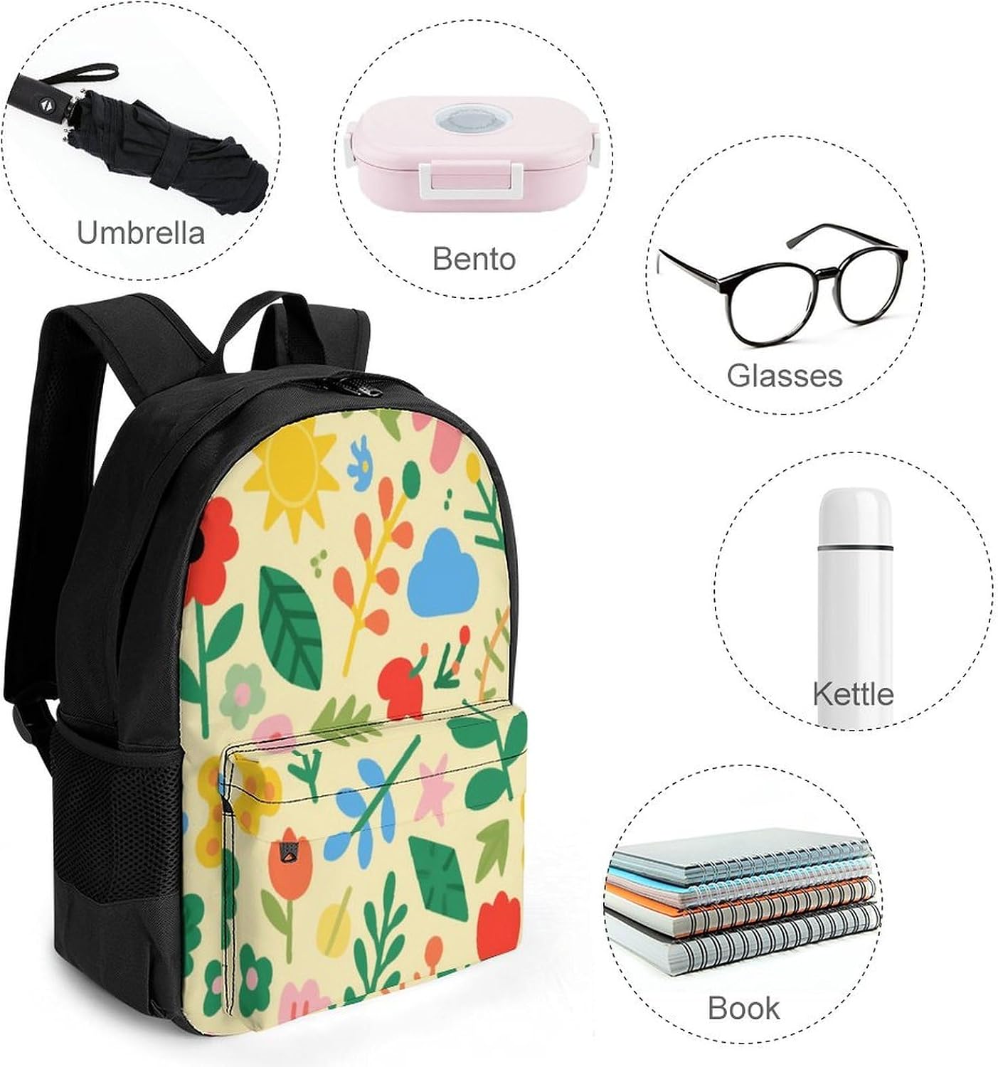 Irregular Pattern Backpack Daypack Travel Backpack | Lightweight Casual Laptop Backpack for Women Men Aesthetic Travel Bag for Weekender Business Hiking Outdoor
