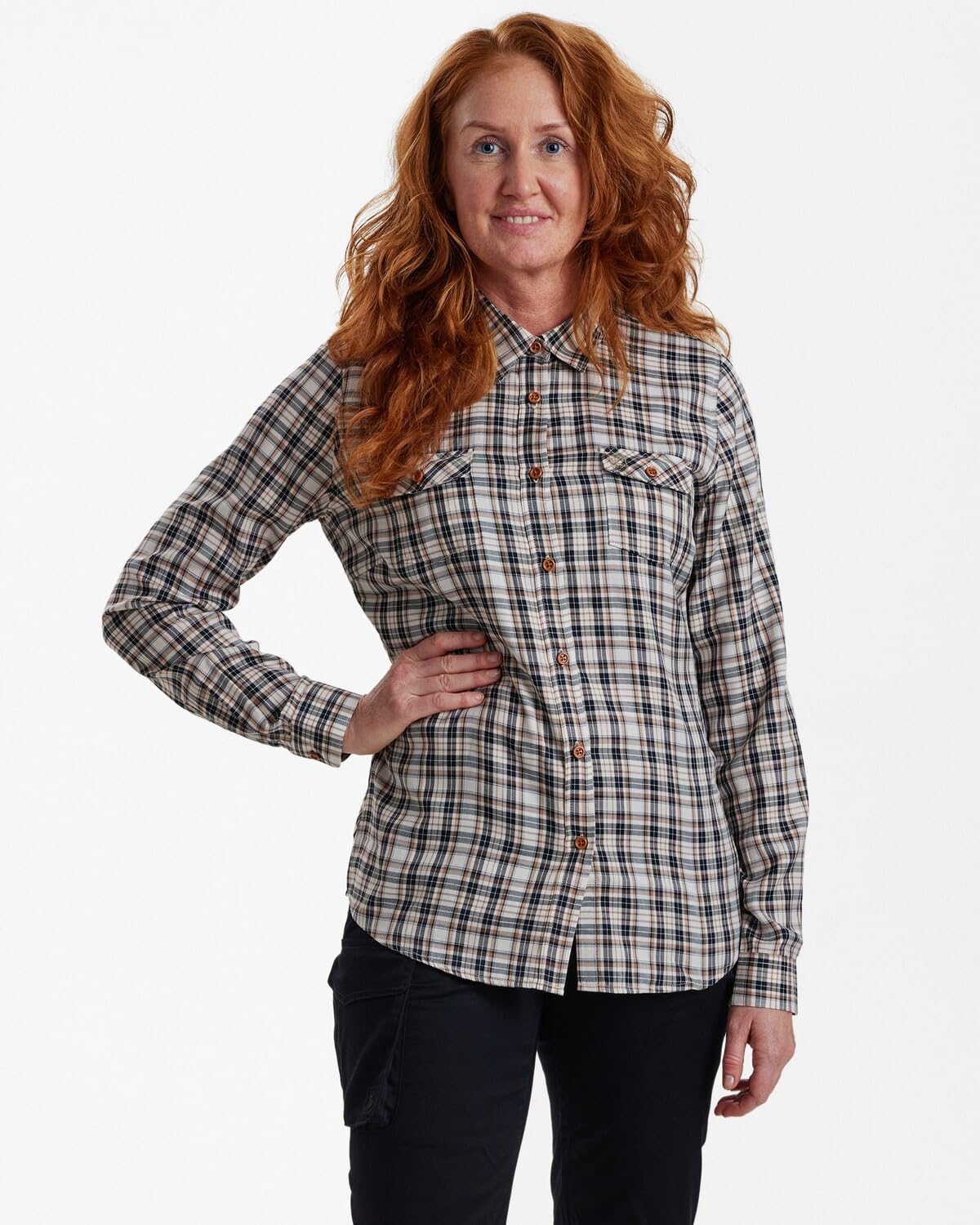 Deerhunter Koszula Lady Julia - niebieska kratka