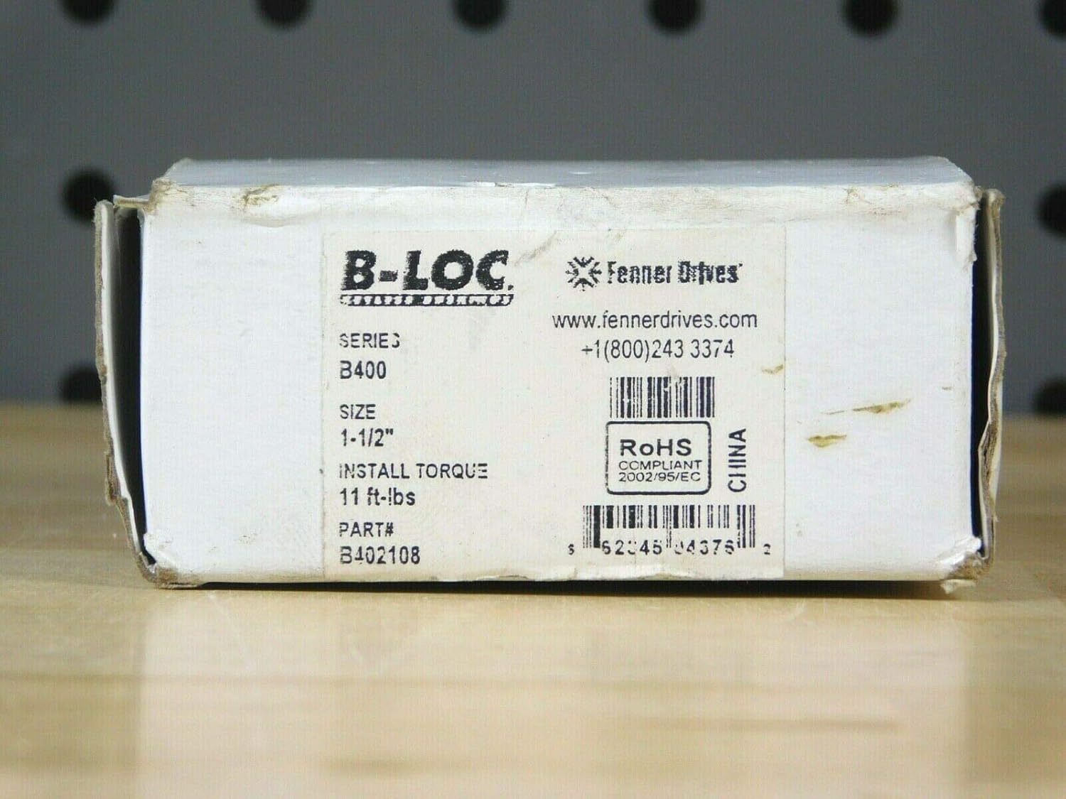 Fenner Drives B402108 BLoc Shrink Disc, 14 Locking Screws, M6 x 18