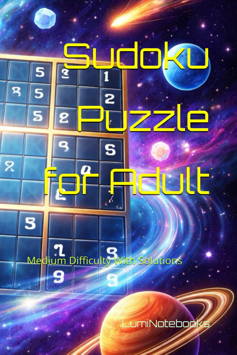 Sudoku Puzzle Book for Adults: Medium Difficulty with Solutions (Sudoku Puzzle Book Collection)