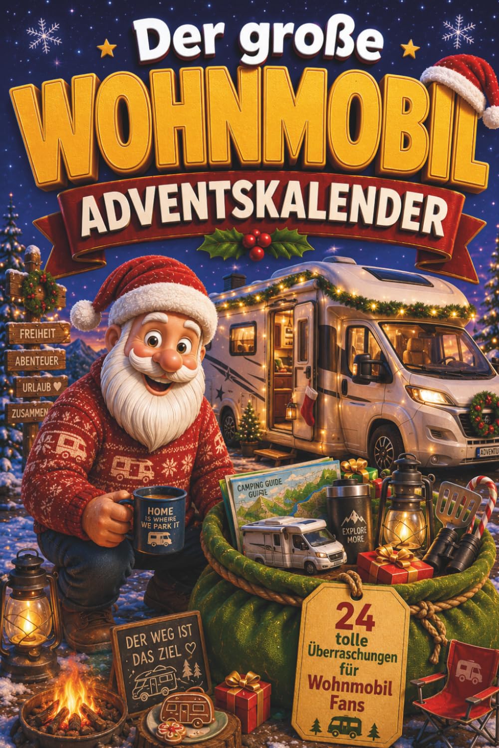 Der große Wohnmobil Adventskalender: 24 Tage voller Rätsel, Fakten, Quiz & Mitmachseiten