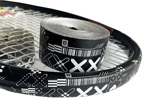 Miniatura 2 de Yuly Cinta de protección profesional para raquetas de tenis, 16.4 ft, poliuretano, protege el marco, fácil de usar, 12-13 raquetas