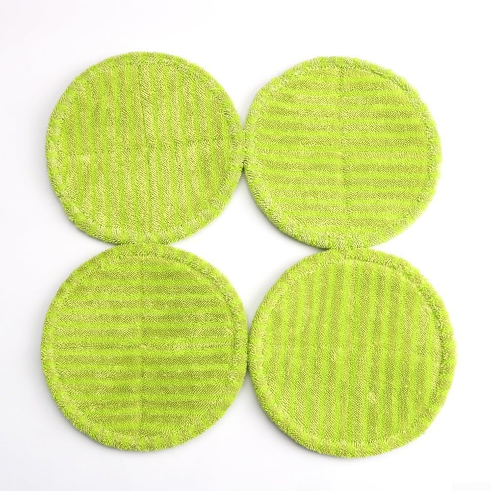 Chiffons de rechange pour balai électrique, tampons ronds de 16 cm, 6/12 pièces, solutions de nettoyage douces et lavables (6 pièces)