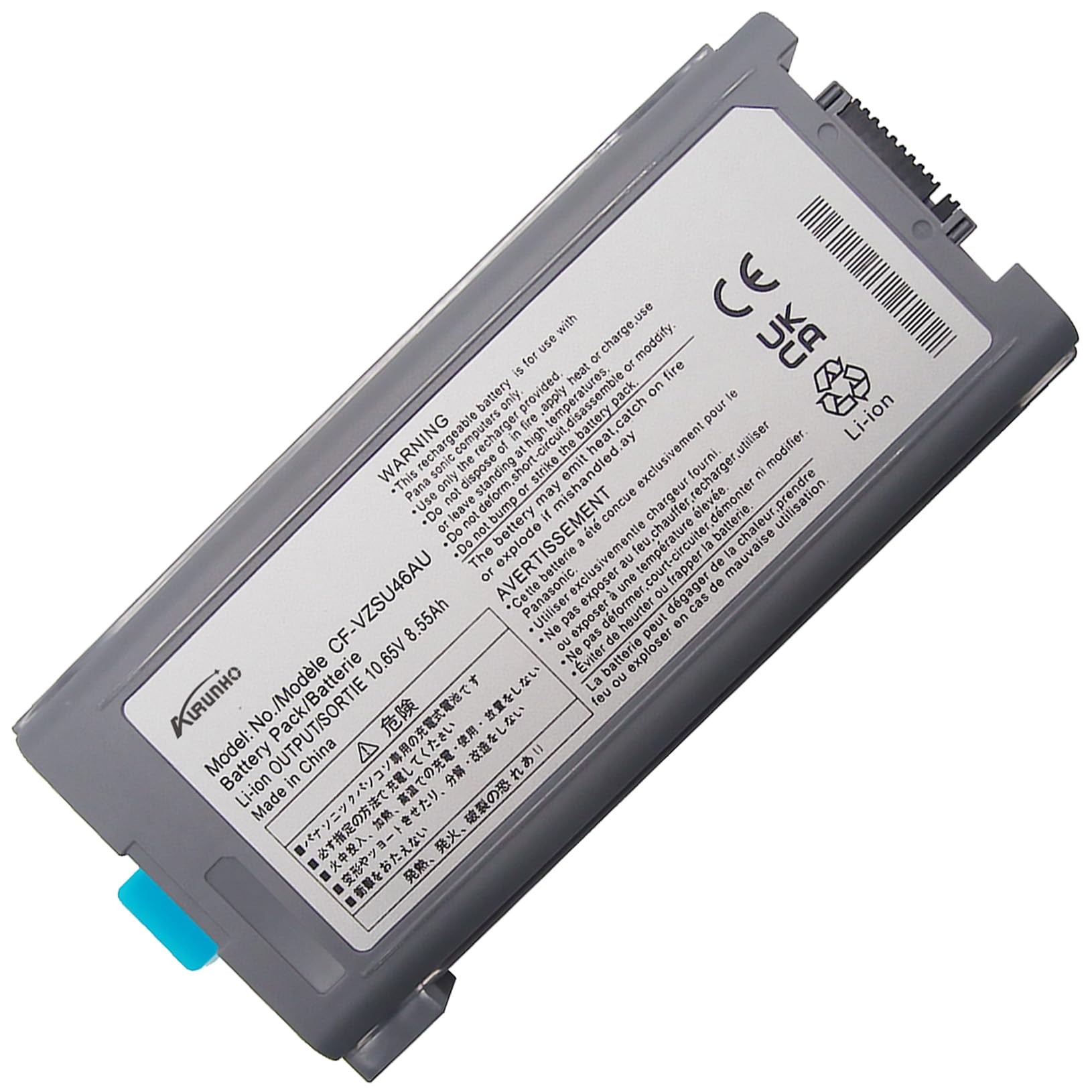 Panasonic CF-RZ6,i5 7th,タッチ,100%バッテリー 7.6V 36WH 4860mAh CF-VZSU0EJS CF-VZSU0FJS Original Laptop Battery