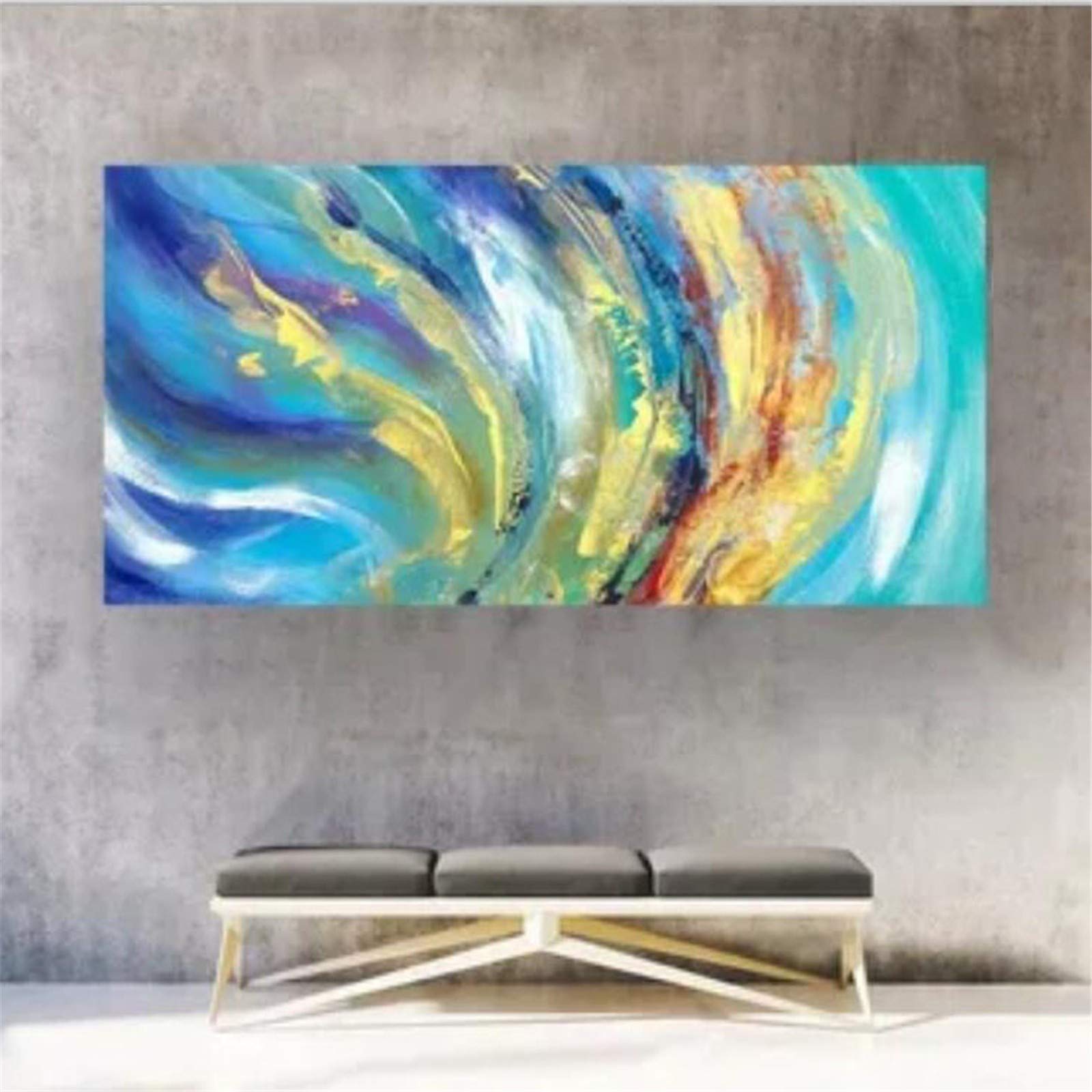 Toile Art Salon Chambre Décor Diamant Peinture Complète pour Grand Mur Vide