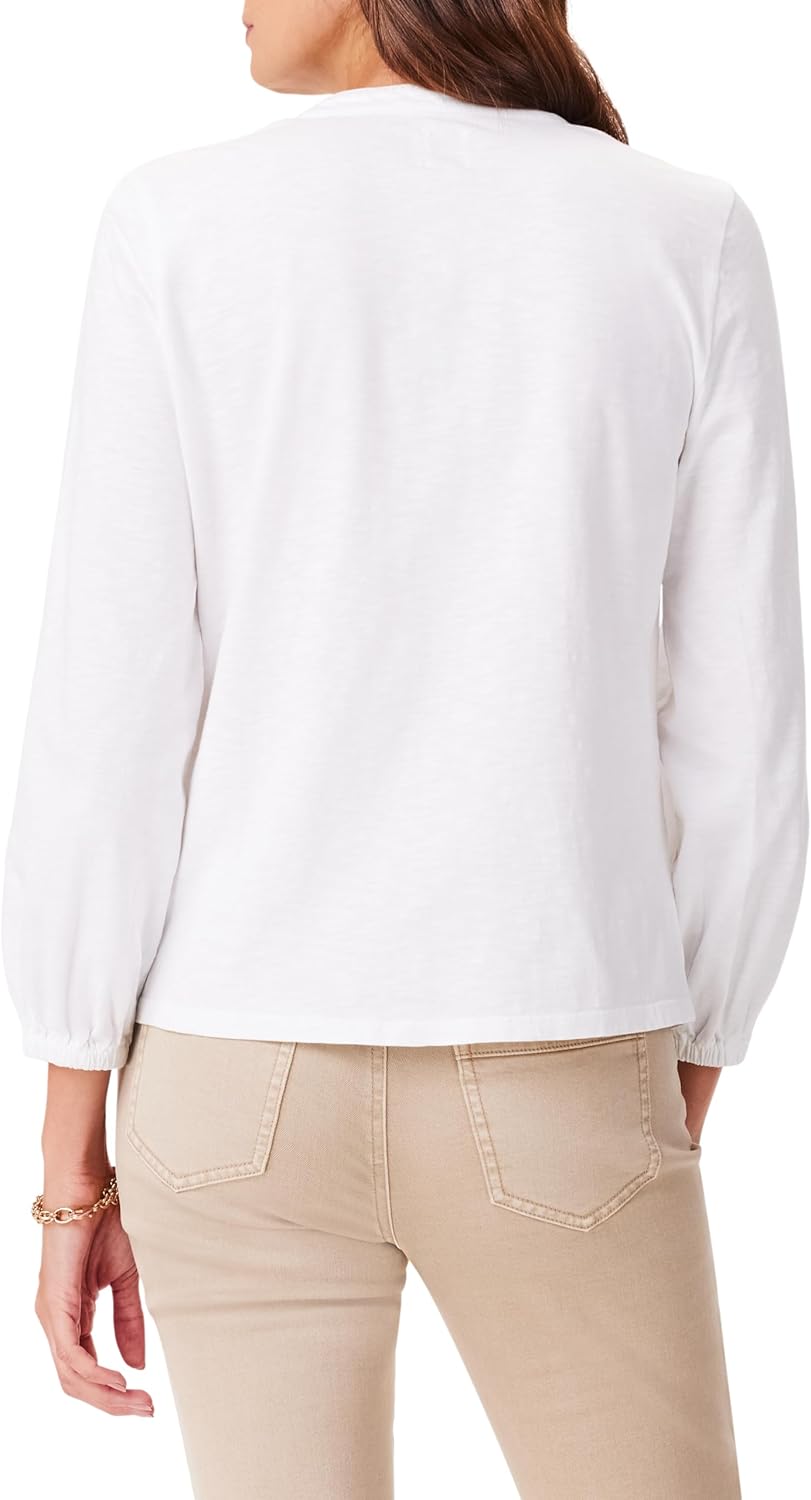 NIC+Zoe Womens Climbing Vines Top - Image 2