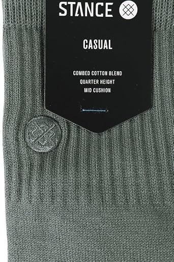Combed Cotton Icon Quarter Socks by Stance