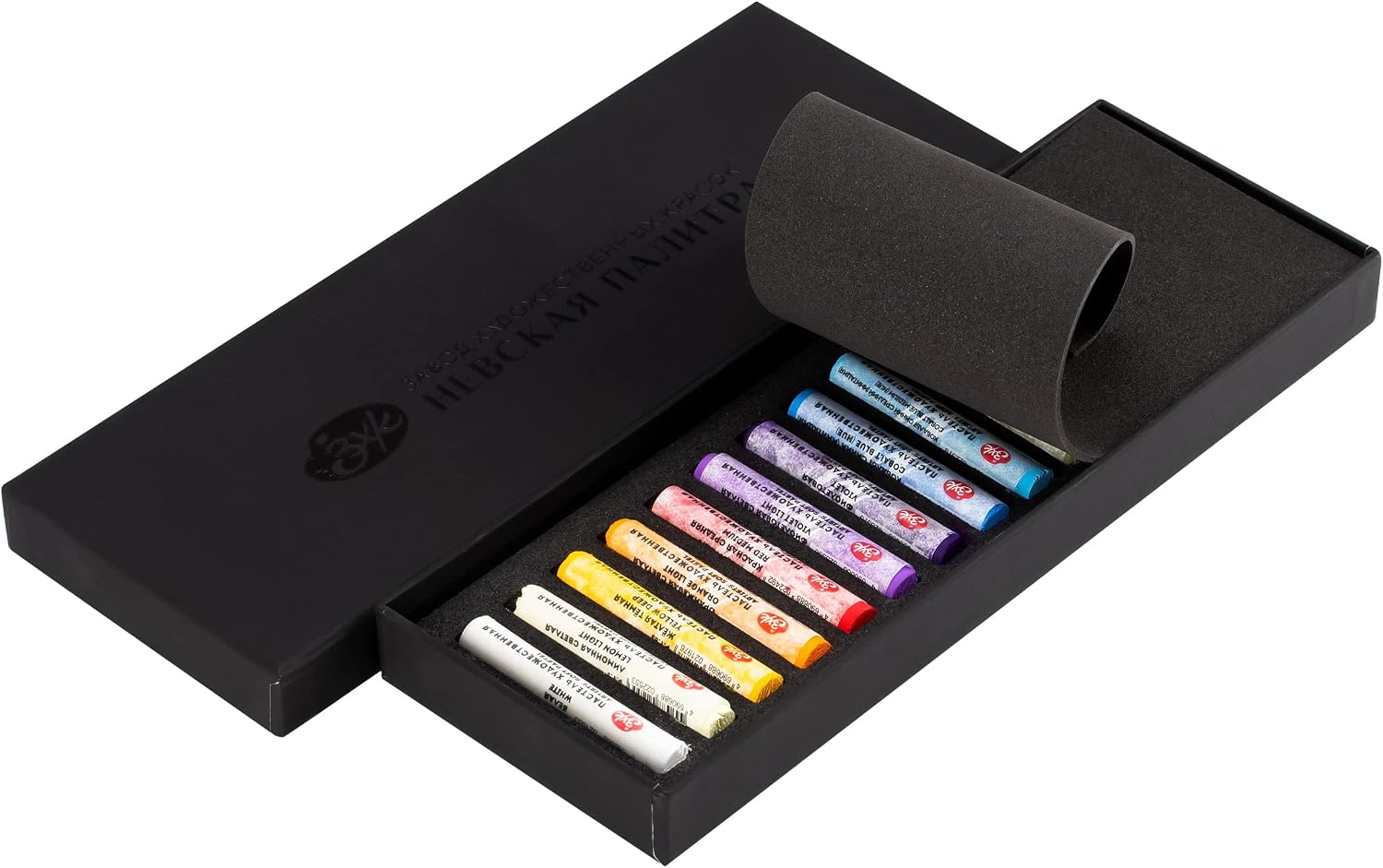 Master Class Artists' Professional Extra Soft Dry Pastel Set 15 colors in Cardboard Box by Nevskaya Palitra