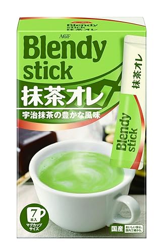 Miniatura 2 de Juego de bebidas Matcha Blendy Stick Matcha Au Lait 6 x 3pcs Té Verde Japonés Ninjapo
