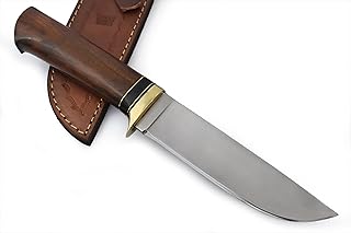 HA-06 New fFixed Blade Hunting Stainless Steel Knife with Leather Sheaths Camping Knives -Outdoor Knife - HANDCRAFT GOODS