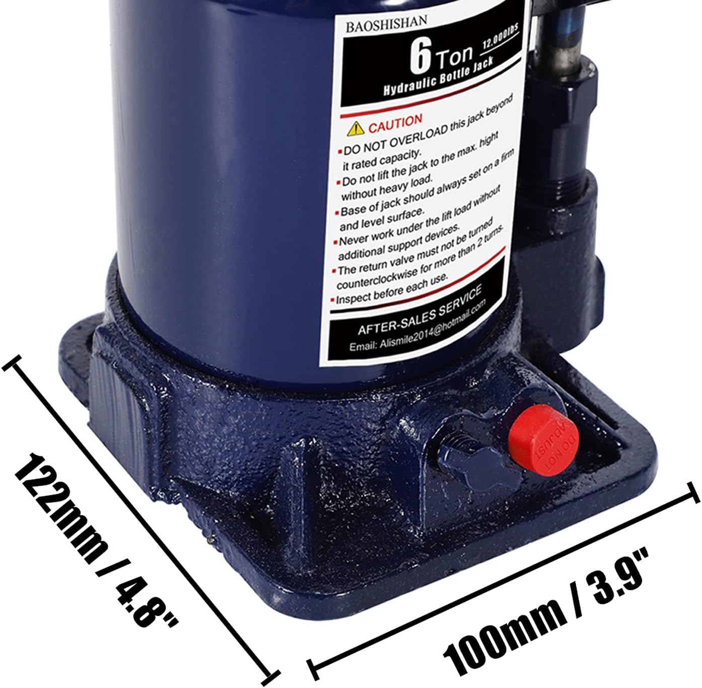 BAOSHISHAN 6 Ton Double Ram Bottle Jack 6-1/4" to 15-3/4" Lifting Range Heavy Duty Hydraulic Car Jack : Industrial & Scientific