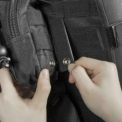 Miniatura 83 de Organizador táctico universal para respaldo de asiento, bolsa de almacenamiento con 5 bolsas Molle desmontables para todos los vehículos como Jeep