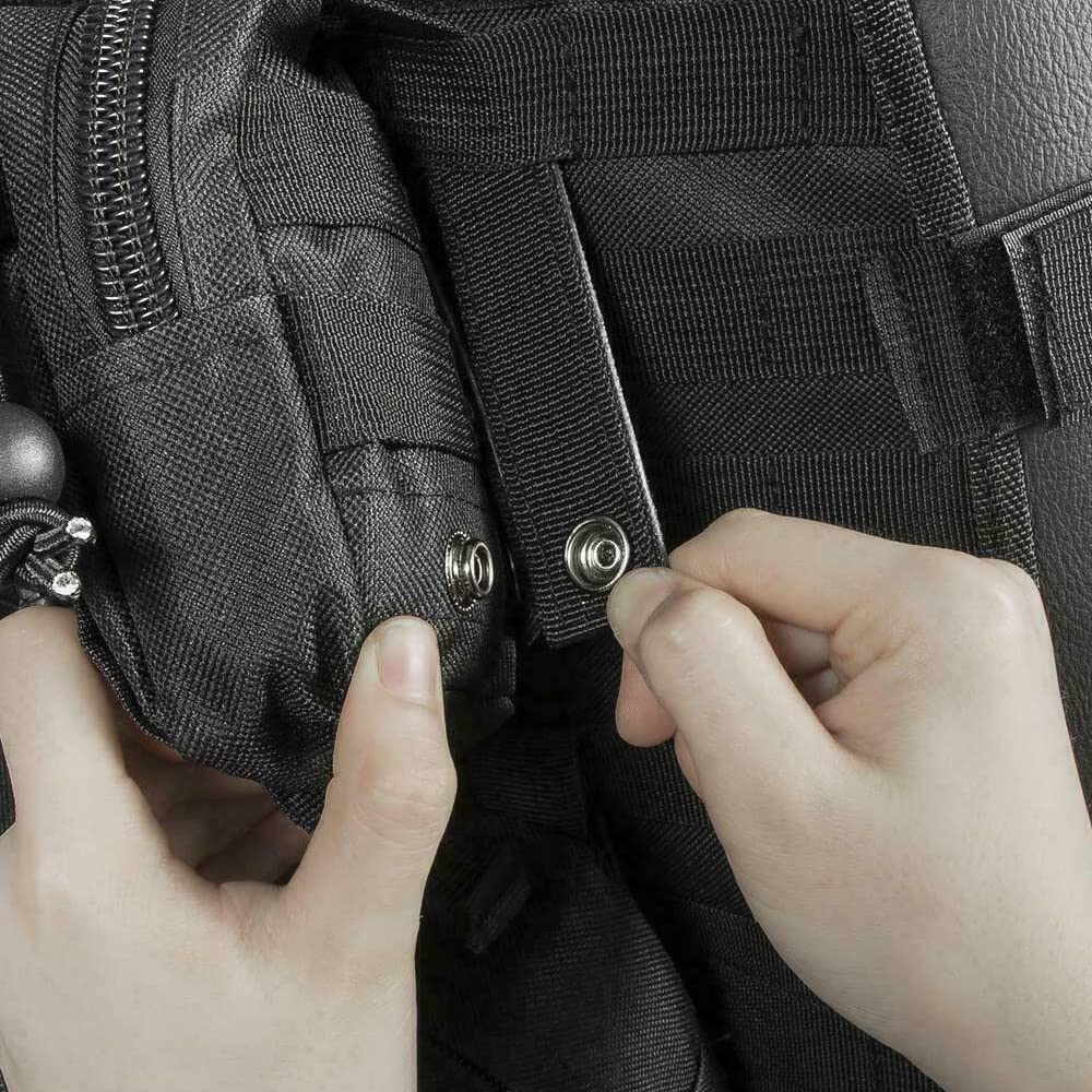 Uniwersalny organizer na tylne siedzenie pojazdu, organizer na panel Molle, torba do przechowywania z 5 odpinanymi woreczkami Molle do wszystkich pojazdów, takich jak Jeep, ciężarówka, SUV, samochód,