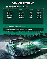 Vista 4 de SCITOO Pinza de freno trasera derecha con soporte 18B5003 compatible para Acura TL 2004-2008