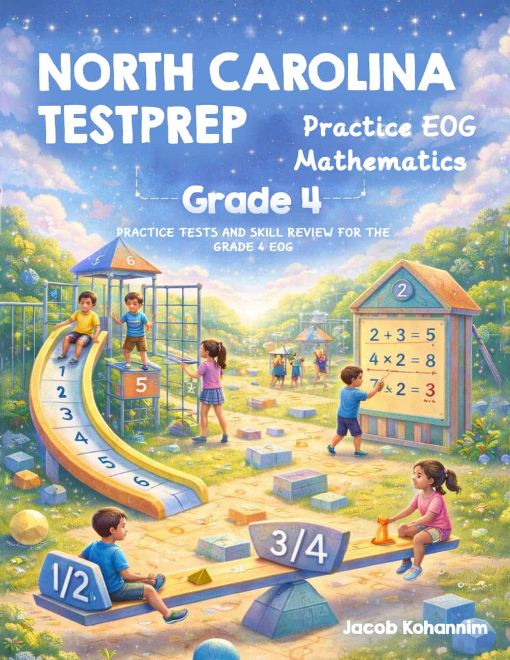 NORTH CAROLINA TESTPREP Practice EOG Mathematics Grade 4: “Practice Tests and Skill Review for the Grade 4 EOG” (NORTH CAROLINA EOG Mathematics)