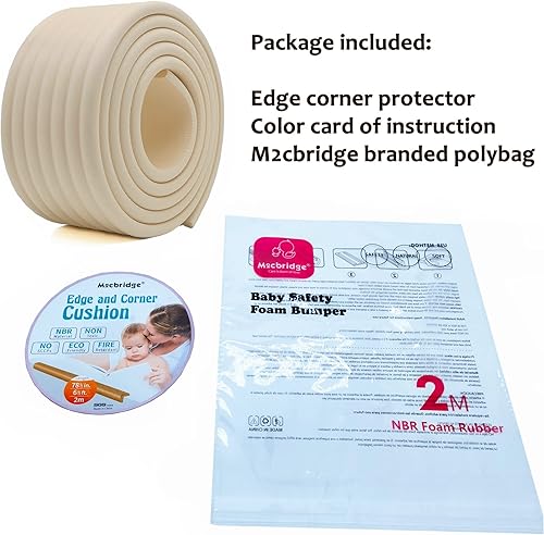 Miniatura 5 de Cobertura multifuncional de borde y esquina para bebé, parachoques de seguridad para bebés, 6.5 pies (azul)