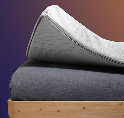ViscoSoft Dusk Cubre colchón de espuma viscoelástica de 3 pulgadas - Cubre colchón Queen, funda lavable, alivio del calor y del dolor de espalda,