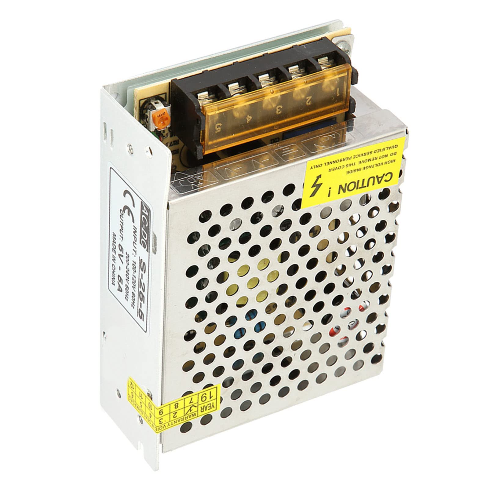 Fuente de Alimentación Conmutada 5V DC, Convertidor de Voltaje 10W/25W, 5V 5A, para Pantalla