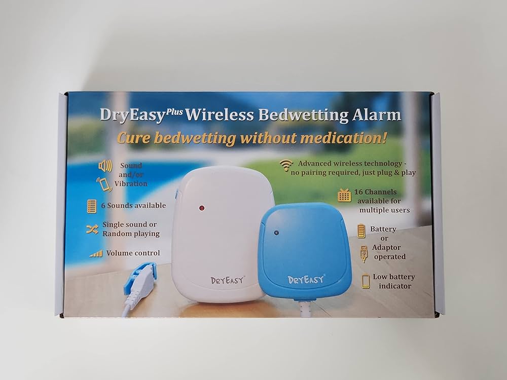 おねしょアラームDryEasy Bedwetting Alarm Amazon.co.jp: DryEasy Plus Wireless Bedwetting Alarm : DIY