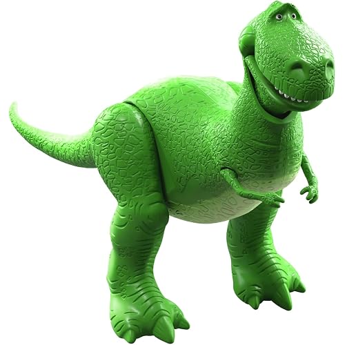 ​Mattel Disney and Pixar Toy Story 5 Rex Action Figure | 7-inch Playscale, 1 Key Character, 8+ Posable Joints, Movie-Accurate Design