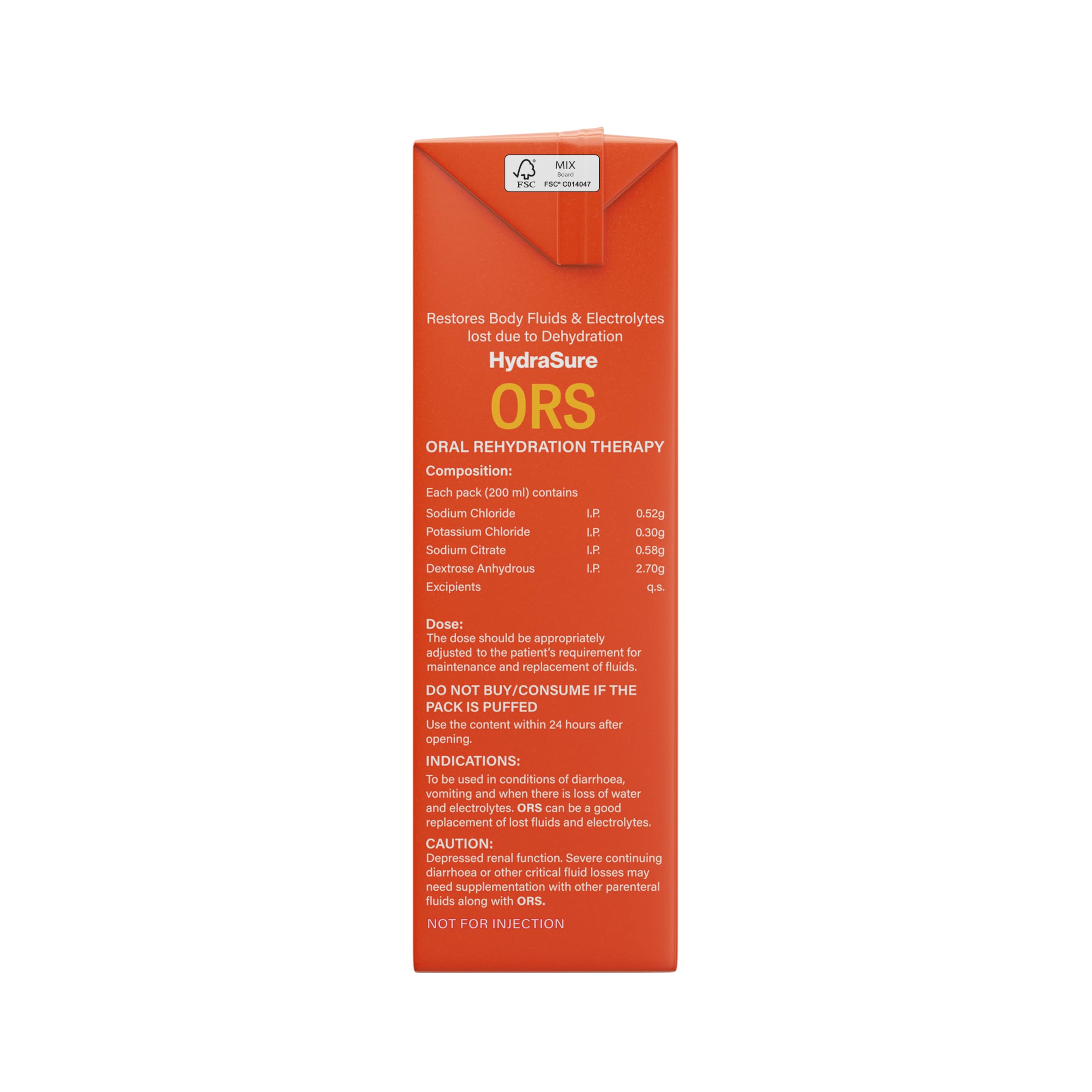 HydraSure Orange ORS Drink - 200 ml (Pack of 10) — Amazon image 9