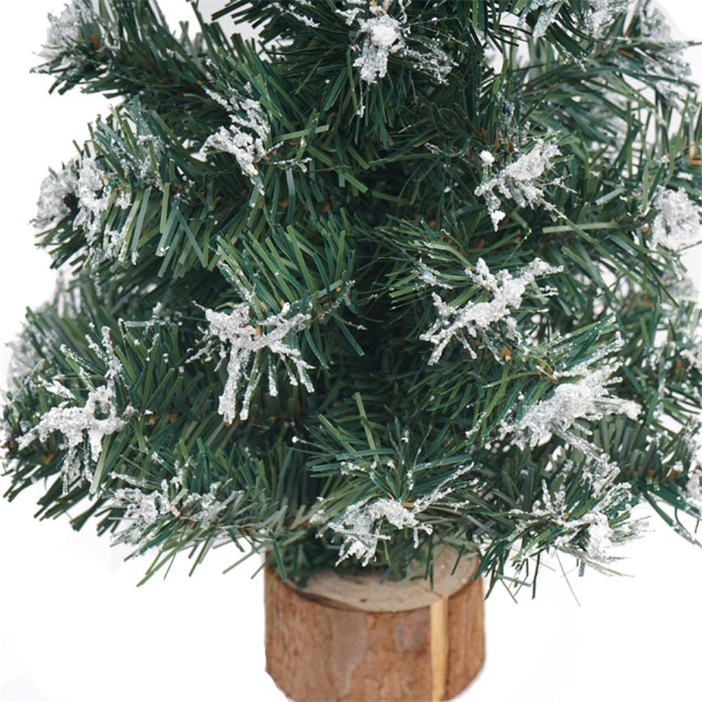 RLKHXBS Choinki Sztuczne choinki Mały płatek śniegu Choinka z białą główką Sztuczne choinki Choinki (rozmiar (prezenty na choinkę) (50 cm) Nowość