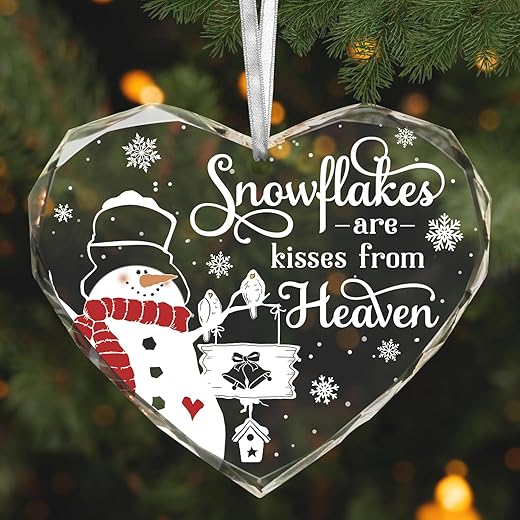 Sympathy Gifts for Loss of Loved One, Bereavement Gift Ideas, Memorial Christmas Ornament - Memorial Gifts for Loss of Father, Husband, Mom, Mother - Memorial Gifts - Condolences, Remembrance Ornament