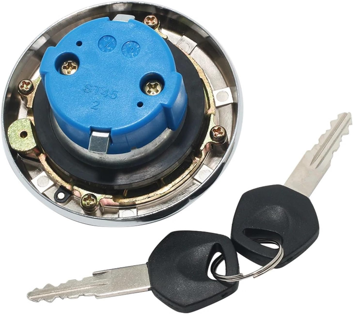Fuel Gas Cap With Cover Key Tank Compatible For Suzuki VL1500 B/T VL1500 Boulevard C90 VL1500T Boulevard C90T OEM:37000-40850