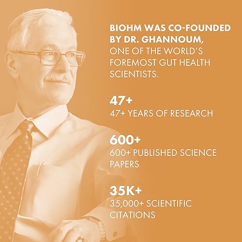 Miniatura 9 de BIOHM Colon Cleanse Detox with Probiotics, 3 Day Quick Cleanse, 6 Capsules, Supports Constipation and Bloating Relief, 3 Servings, Gut Cleanse for