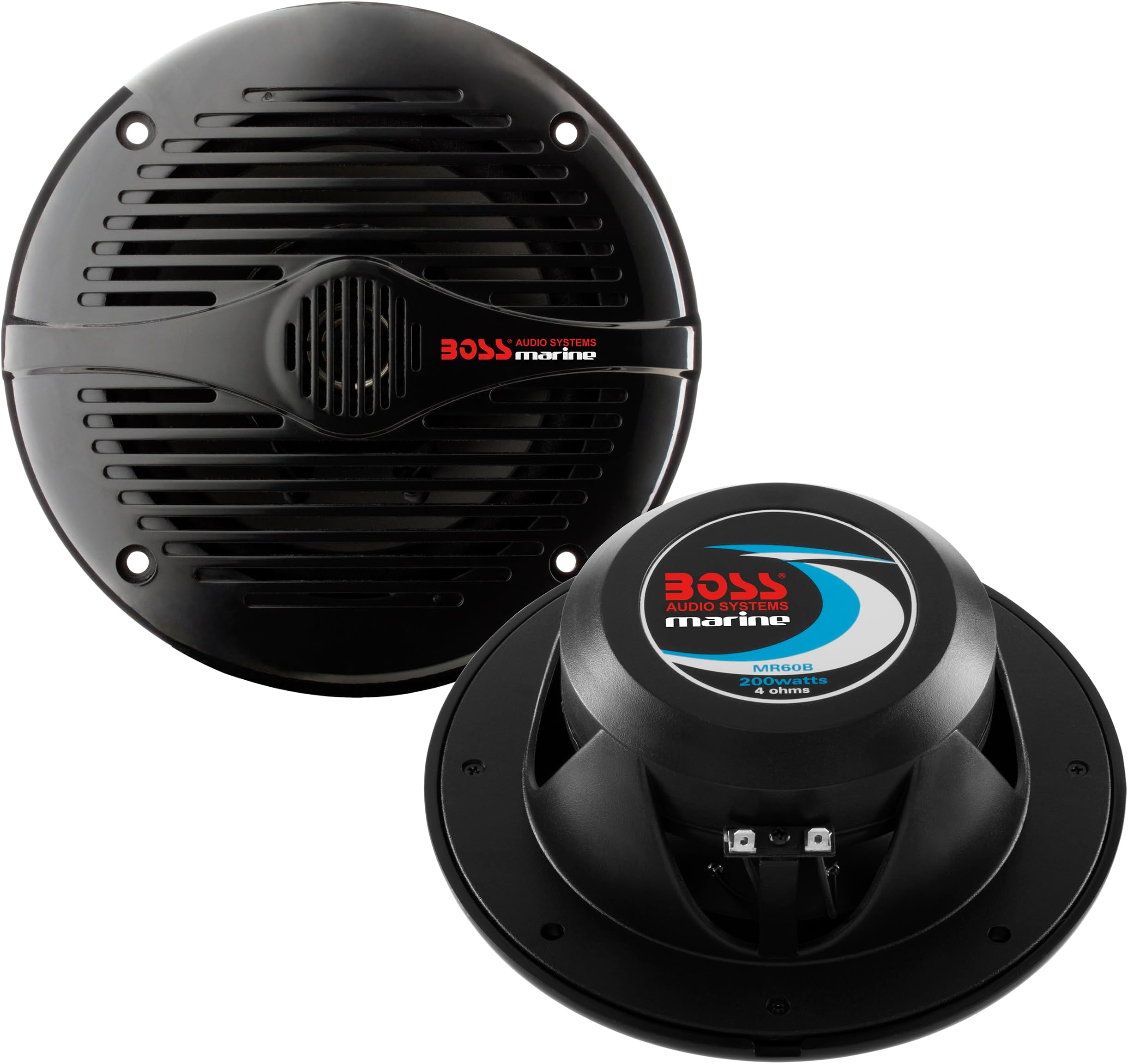 - BOSS Audio Systems MR60B 6.5 Inch 2 Way Full Range 200 W Boat Speaker Pair