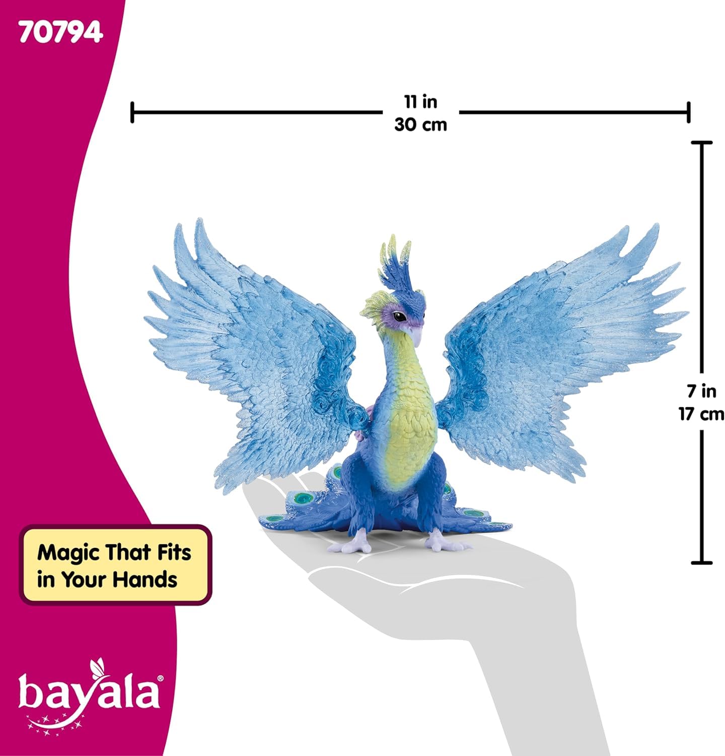 Schleich Bayala Set Famiglia Axolotl - Mamma E 2 Cuccioli Con Pinne Glitterate - Figure Dettagliate 42628