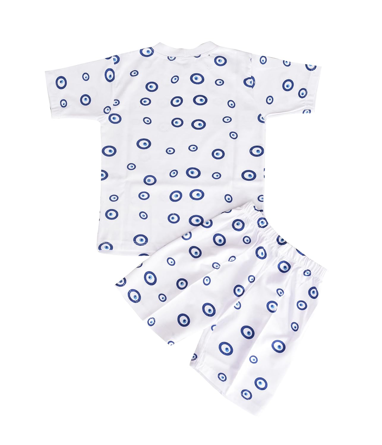 ‘Evil Eye’ Printed Cotton Clothing Set For Boys And Girls