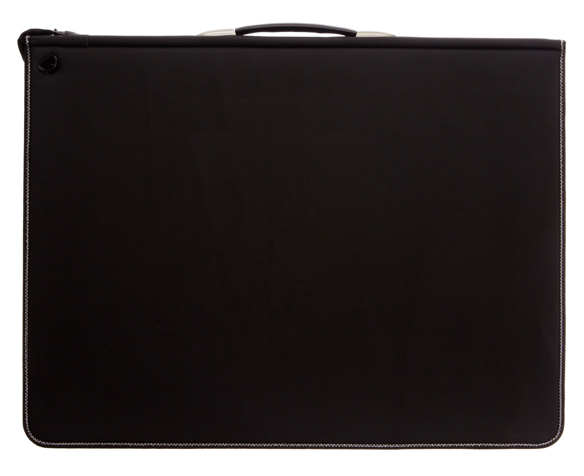 Mapac Premier A2 Portfolio Leather Grain Black With Ring Mechanism Shoulder S...