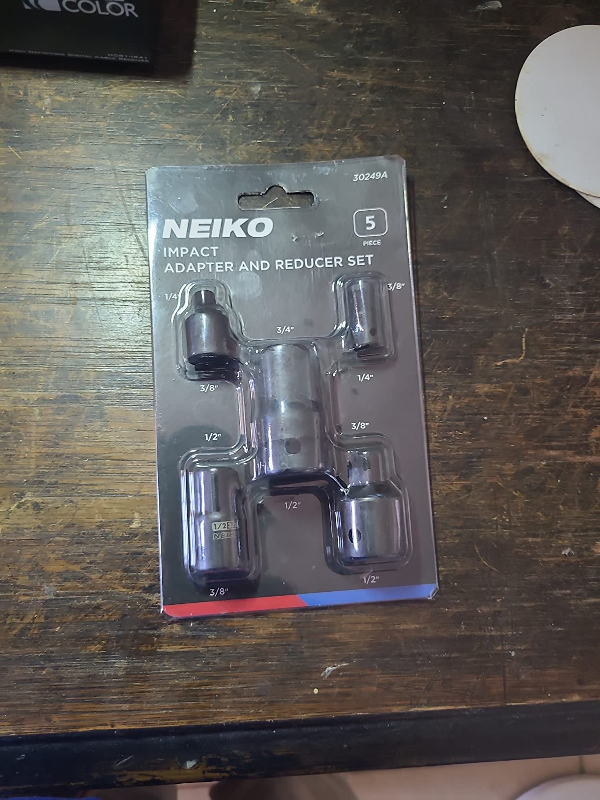 Jeu De 3 Cardans Universels NEIKO 02486A – 1/4, 3/8, 1/2 Pouce, Acier Cr-Mo, Pour Douilles à Choc Et Cliquets