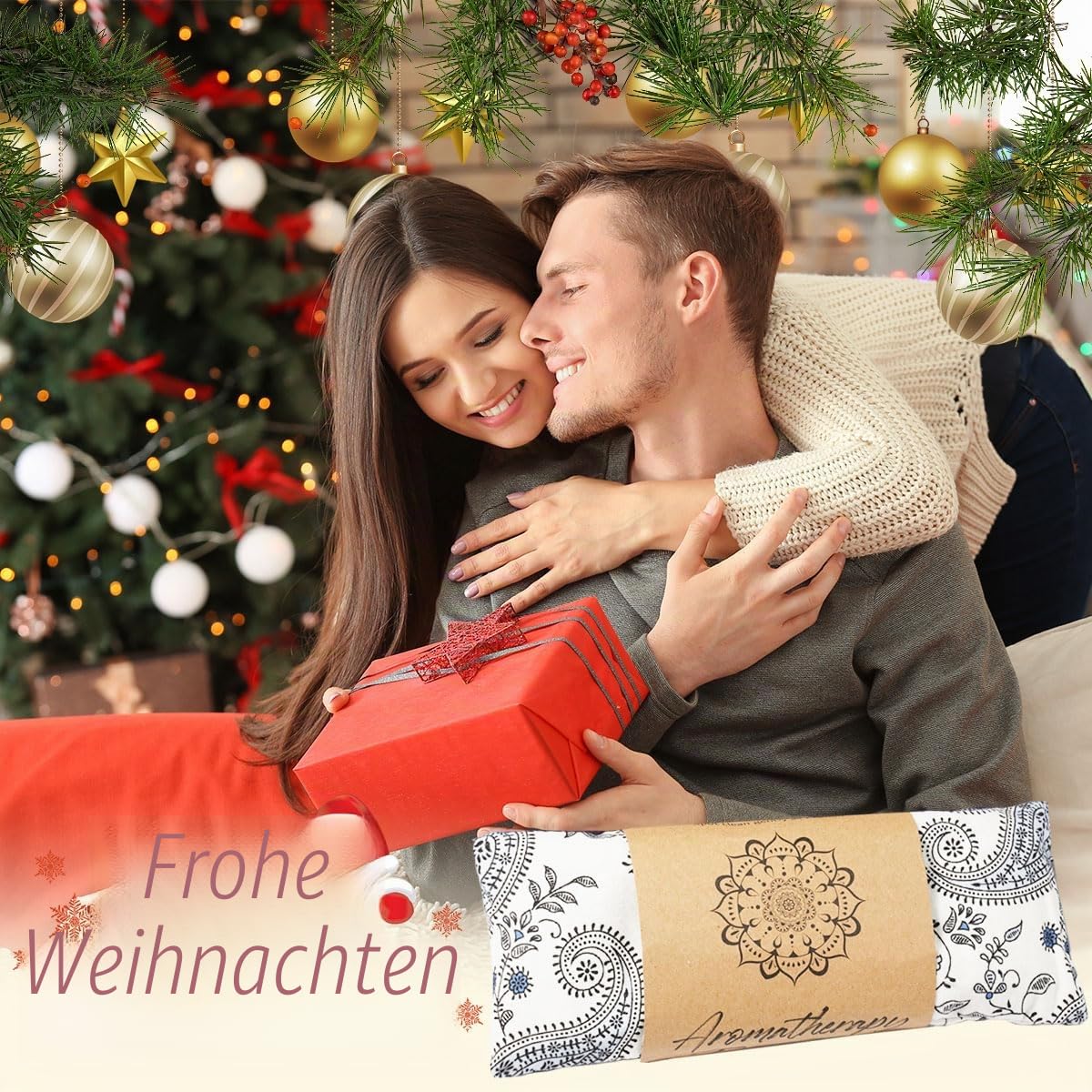 Hihealer 2er / 4er-Pack Augenmaske Gewichts-Augenmaske mit Lavendel-Aromatherapie für Schlaf, Yoga, Meditation und Selbstpflege, entspannende Accessoires Weihnachtsgeschenke für Frauen Mütter