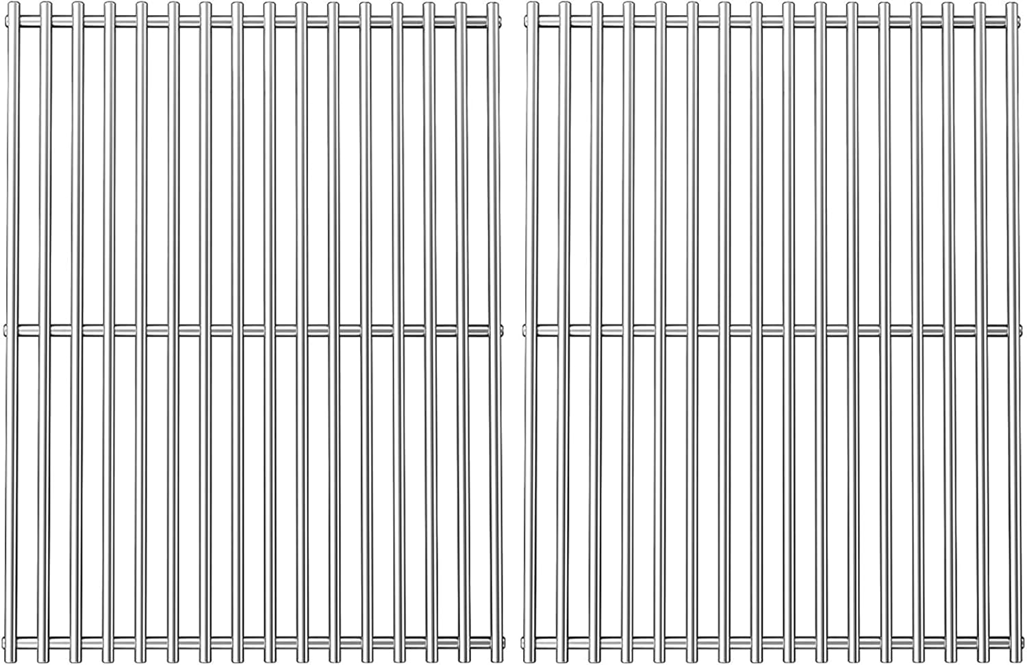 Orgneas 17.5 Inch Grill Grates for Weber Spirit 300 Series, Genesis Silver/Gold/Platinum B/C, Genesis 1000-3500, I - IV, 7638, 7639, Stainless Steel Cooking Grate Replacement Parts for Gas Grills