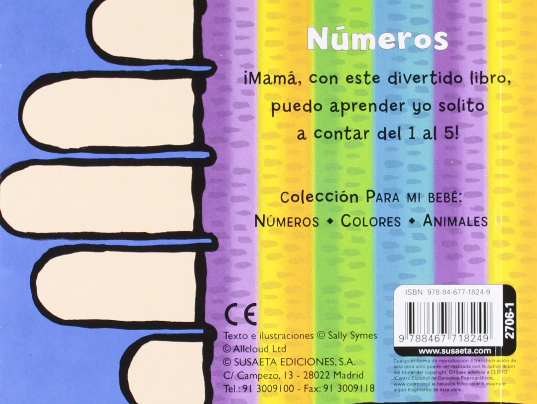 Números. Cuento hasta 5: Cuento hasta 5 / I Count to 5 (Para mi bebé)
