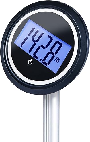 Miniatura 2 de Jobar Báscula de baño digital internacional con pantalla extensible, soporta hasta 550 libras.