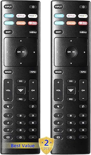 XRT136 Universal Replacement Remote Control Compatible with All Vizio Smart TV Include D-Series M-Series P-Series V-Series