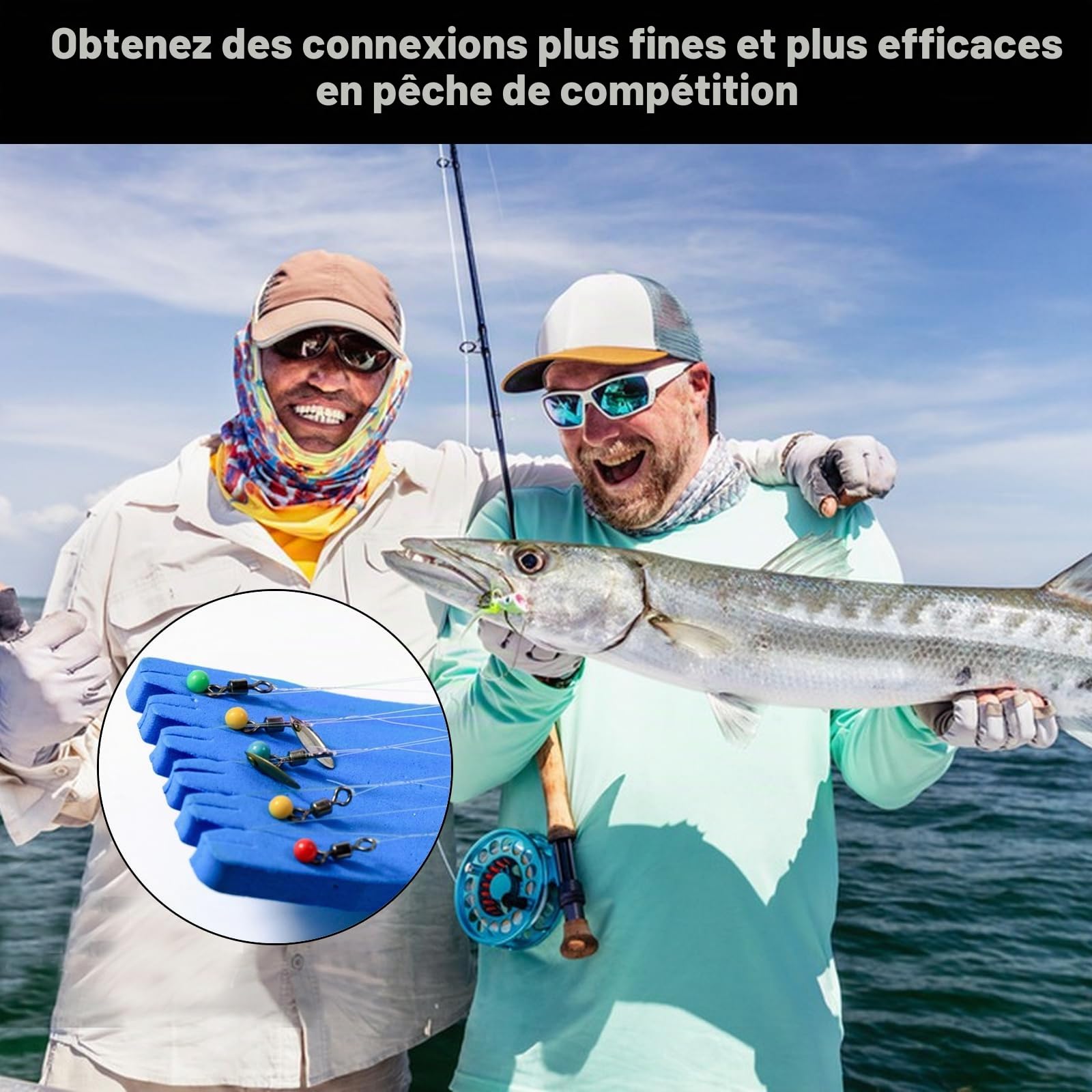 200/300 Pièces Swivel Connecteur 4# 6# 8# 10# 12# 14# Émerillons de Pêche Haute Emerillon Peche Émerillon Solide Anneaux Émerillons à Grande pour Éviter l'Enchevêtrement des Lignes