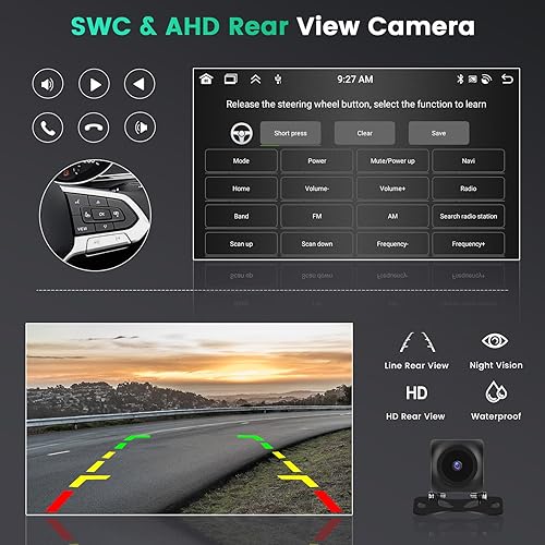 Miniatura 75 de (2+64G) para Jeep Compass Patriot 2010-2016 Android 13 Radio, pantalla táctil de 10.1 pulgadas estéreo de coche con Apple CarPlay Android Auto