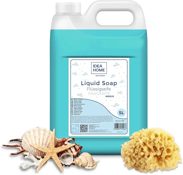 Jabón Líquido 5L IDEA HOME FRAGANTE - Espuma de Jabón Suave para Todo Tipo de Piel