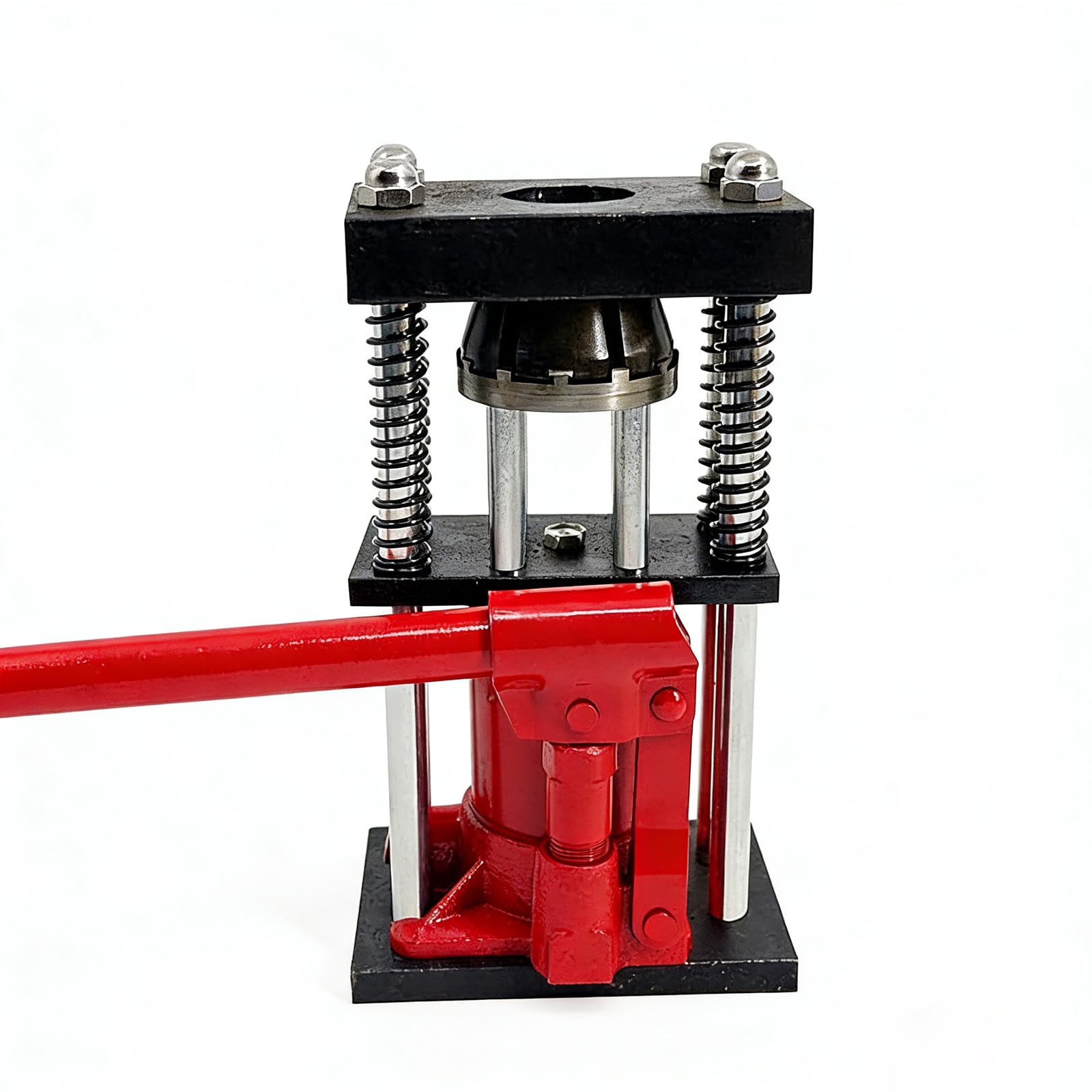 Narzędzie do zaciskania węży hydraulicznych z podnośnikiem butelkowym, ręczne wysokociśnieniowe zaciskarki do węży hydraulicznych, narzędzia do zaciskania węży rolniczych 6-Teeth—[Tube-OD:10mm–18mm]