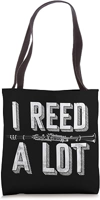I Reed A Lot Funny Clarinetist Gift Idea Clarinet Tote Bag