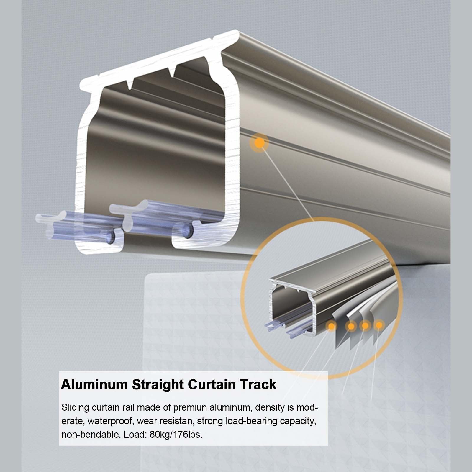 Heavy Du Metal ain Track 16M Wall Mounted ain Rod per BayShower PrivacyIncludes ain Accessori Perfetto per la decorazione della casa.