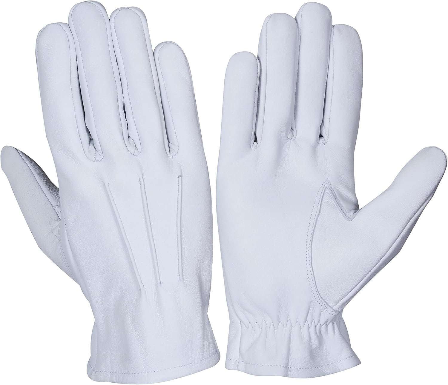 Genuine Leather Gloves, Lambskin leather gloves, Unlined fashion leather gloves