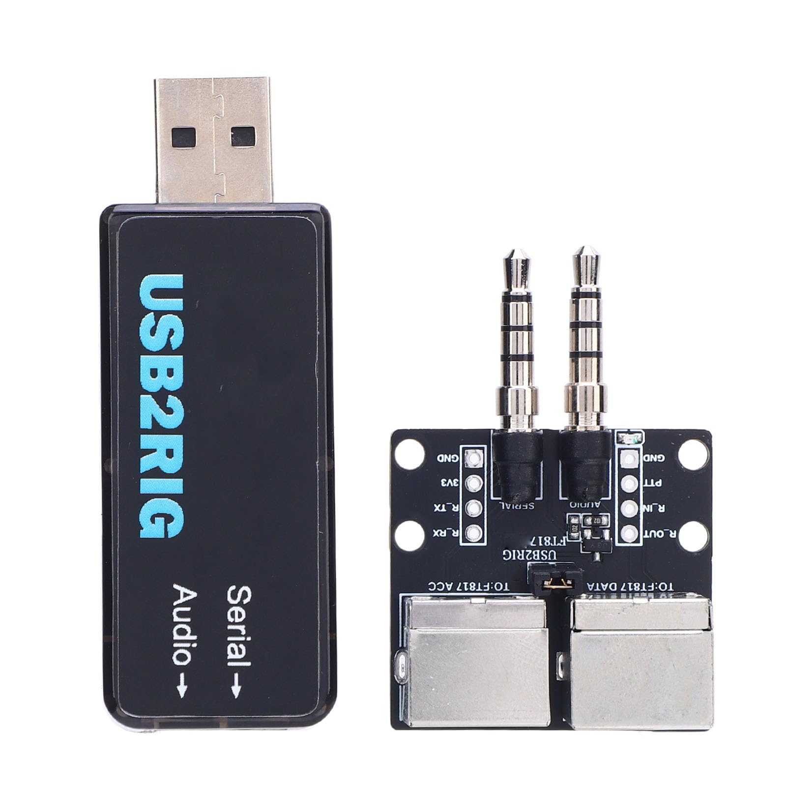 Interfaccia modalità Digitale Integrata Scheda Audio USB Tutto in per Radioamatori per OSX Interfaccia modalità Digitale per Hobbisti Materiale ABS