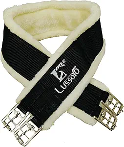 English Girth for Horse English Girth with Fleece Lightweight Horse Girth for English Saddle Size 42